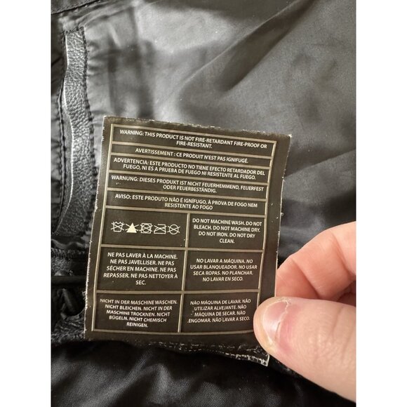 Highway 21 Leather Vest Mens Large Black Motorcycle Side Lace Streetwear Travel - Picture 10 of 13